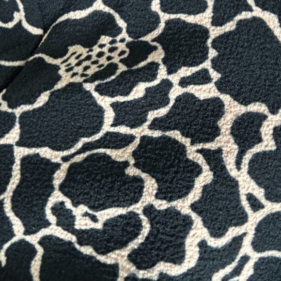 Black & Peach Flower Design Dress - Picture 5 of 5